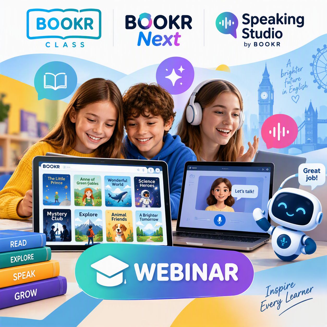 BookRClass, Speaking Studio
